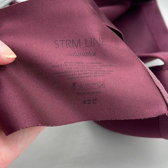 STRM Line burgundy bra 42C - Picture 4 of 7